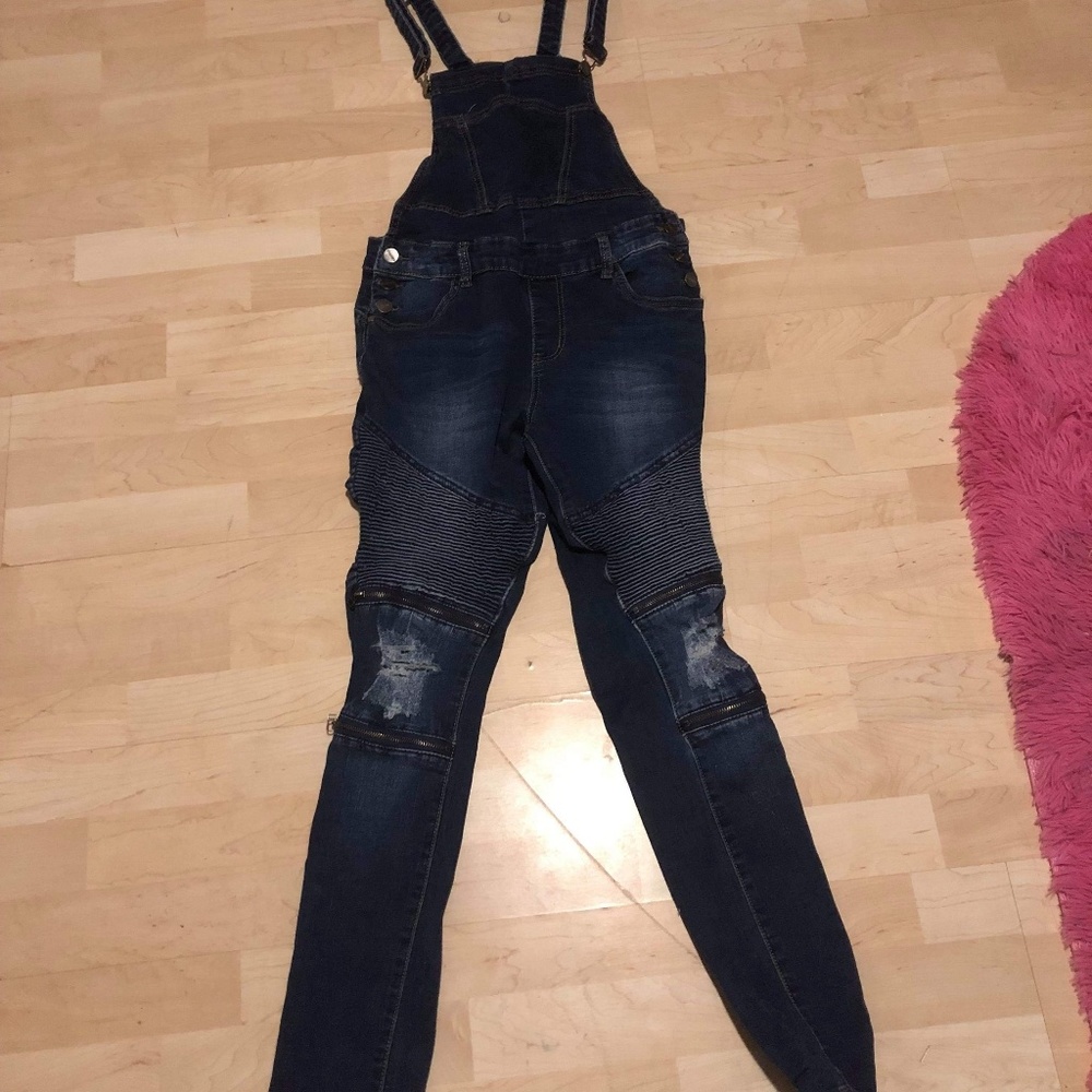 Ripped overalls